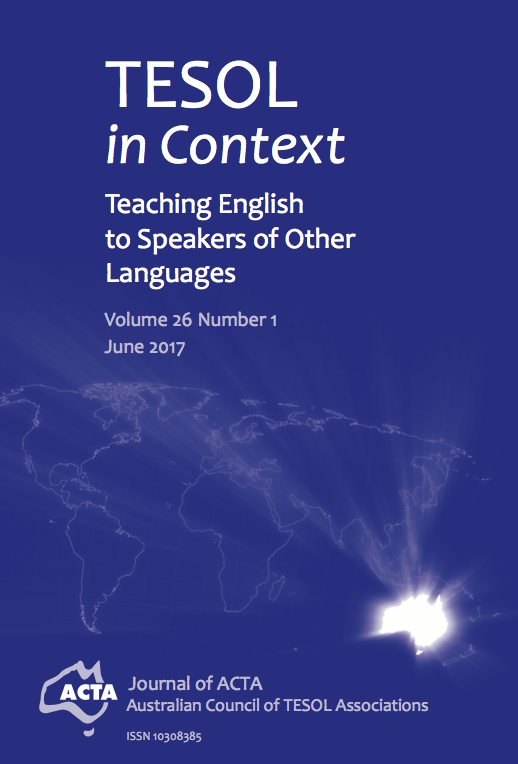 Editorial: Australian TESOL contexts; a state in flux | TESOL in Context